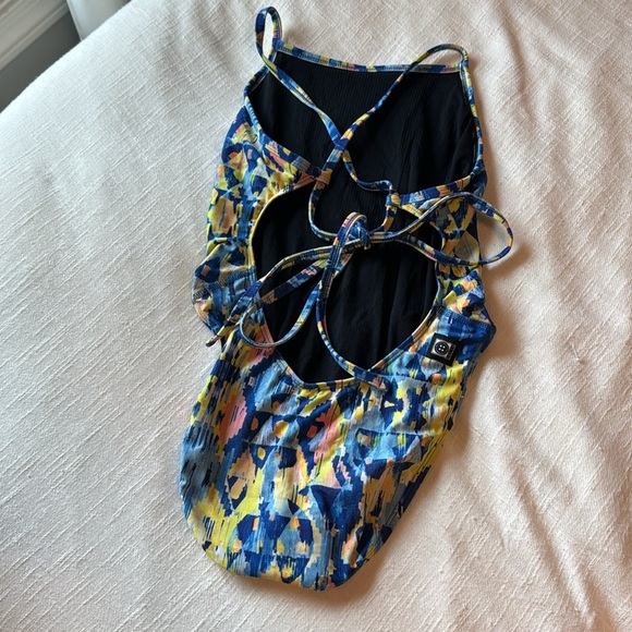 jolyn tie back swim suit - Picture 2 of 2